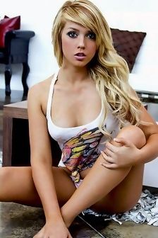 Blonde Playboy Girl Ashley Zeitler