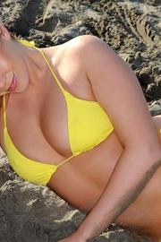 Leah Francis In Yellow Bikini