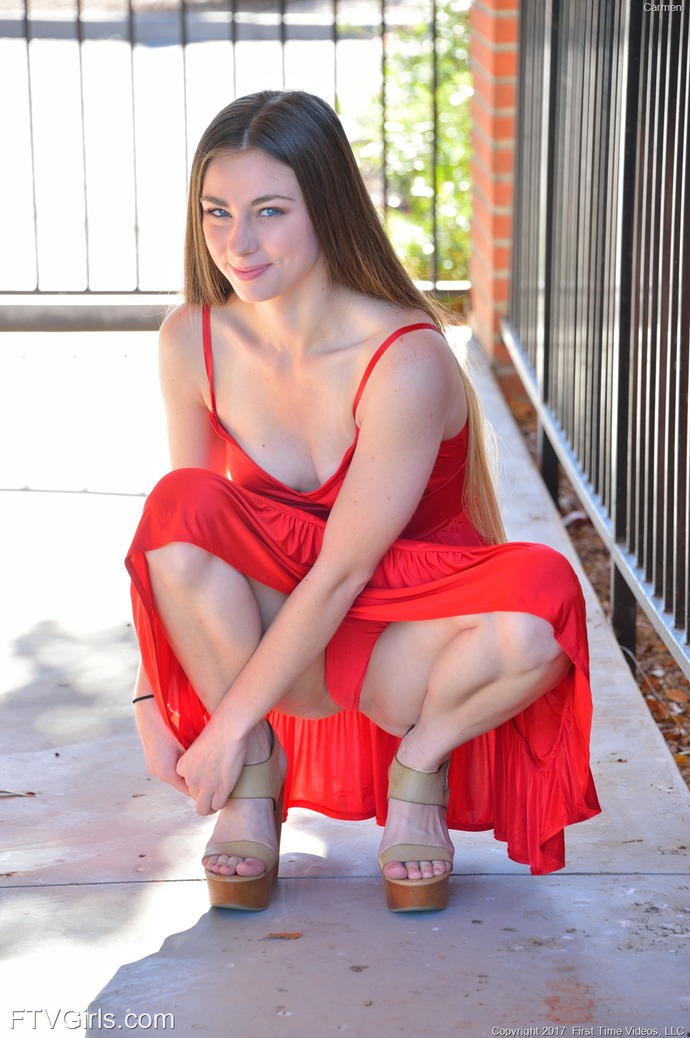 Tall Teen In Red 01