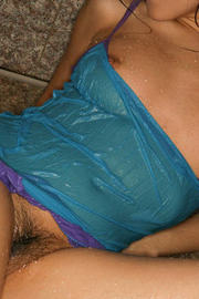 Sexy Asian Girl Under The Sower