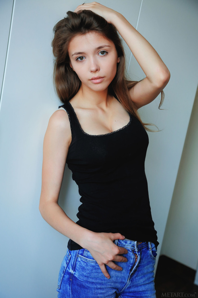 The Ukrainian brunette is one hundred percent hot! 02