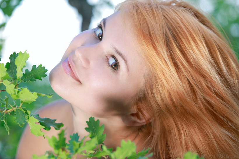 Gorgeous redhead Violla A is a nature lover 16