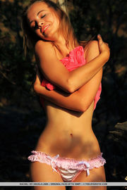 Skinny Babe Naked In Woods