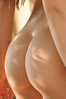 Kayleigh In Ice Cubes